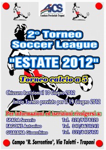 TORNEO DI CALCIO A 5  -  CAMPO ROBERTO SORRENTINO TRAPANI